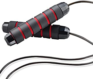 Speed Jump Rope Tangle-Free with Ball Bearings Rapid Cable and 6Memory Foam Handles Ideal for Aerobic Exercise Like Speed Training for Men and Women,Endurance Training and Fitness Gym