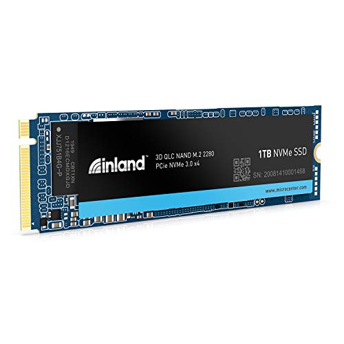 Inland Platinum 1TB SSD NVMe PCIe Gen 3.0x4 M.2 2280 3D NAND Internal Solid State Drive, PCIe Express 3.1 and NVMe 1.3 Compatible, Ultimate Gaming Solutions for PC Computer Laptops (1TB)