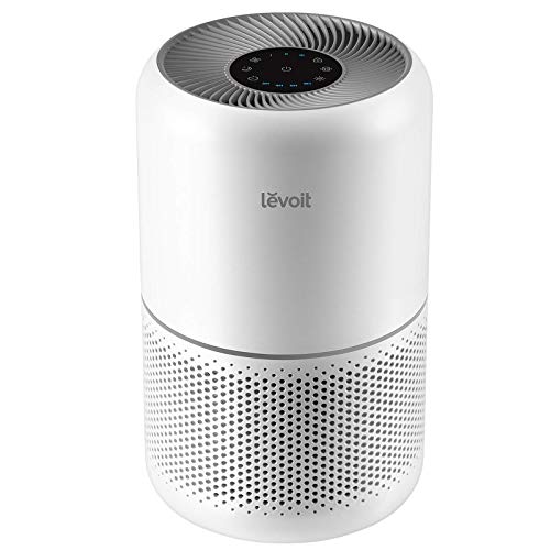 LEVOIT Air Purifier for Home Allergies and Pets Hair Smokers in Bedroom, H13 True HEPA Filter, 24db Filtration System Cleaner Odor Eliminators, Remove 99.97% Dust Smoke Mold Pollen, Core 300, White