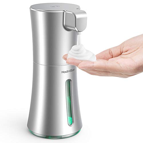 [Updated Version] HadinEEon Automatic Soap Dispenser, 12 Oz Touchless Foam Soap Dispenser, Waterproof Foaming Hand Soap Dispenser for Bathroom, Kitchen