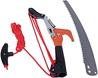 Podoy 4 Wheels Sharp Garden Pruning Head Shear Extension Branch Scissors Extendable Fruit Tree Pruner Saw Cutter Garden Trimmer Tool Without Pole