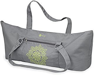 Gaiam Yoga Mat Tote Bag, Citron Sundial