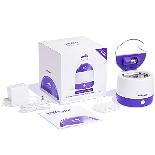 Smile Direct Club smile spa Ultrasonic and UV Cleaning Machine Kills 99% of Odor-causing Bacteria on Aligners, Retainers, Toothbrush Heads, and More