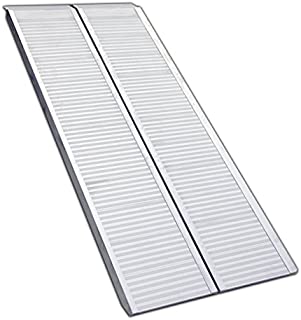 Erickson 07459 Center Folding Aluminum Ramp (1200 lb Rated, 72 x 30), 1 Pack