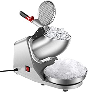 VIVOHOME Electric Ice Shaver Snow Cone Maker Machine Silver 143lbs/hr for Home and Commercial Use