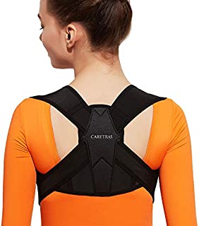 Posture Corrector for Women and Men, Caretras Adjustable Upper Back Brace for Clavicle Support and Providing Pain Relief from Neck, Shoulder, and Upright Back S(23