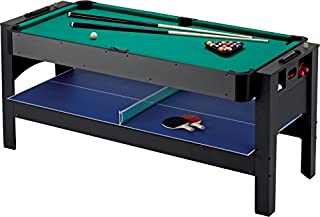 Fat Cat Original 3-in-1, 6-Foot Flip Game Table (Air Hockey, Billiards and Table Tennis)