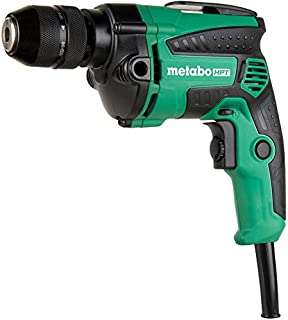 Metabo HPT Drill, Corded, 7-Amp, 3/8-Inch, Metal Keyless Chuck, Variable Speed w/ Dial, Rubber Over-Molded Handle, Forward / Reverse, 5-Year Warranty (D10VH2)