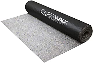 MP Global Products QW360LV QuietWalk 360 Square Foot Luxury Vinyl Acoustical Sound Reflecting Moisture Resistant Environmentally Friendly Flooring Underlayment, Black