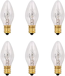 Salt Lamp Bulbs Himalayn Original Replacement Bulbs E12 Socket Long Lasting Incandescent Light Bulbs-6 Pack