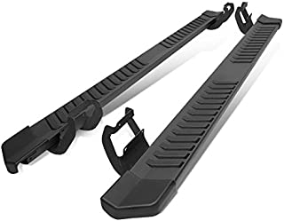 6 Inches Black Coated Side Step Nerf Bar Running Board Replacement for Ford F-150 F-250 F-350 Super Crew Cab 15-20