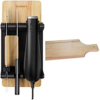 Cuisinart CEK-41 AC Electric Knife, One Size, Black Includes Wooden Cutting Board Bundle