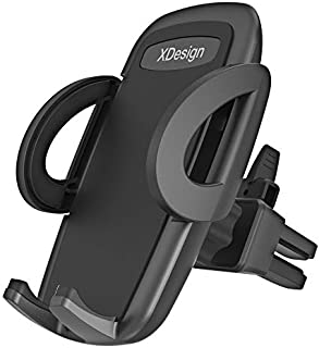 XDesign Air Vent Car Mount Premium Universal Phone Holder Cradle Compatible with iPhone 12 Pro Max 11 Pro iPhone XR SE 2020 8 Plus 7 6s 6 Galaxy S20 S10 S9 Plus,Note 20 10,Pixel,LG & Other Smartphone