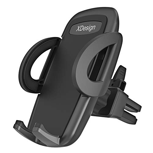 XDesign Air Vent Car Mount Premium Universal Phone Holder Cradle Compatible with iPhone 12 Pro Max 11 Pro iPhone XR SE 2020 8 Plus 7 6s 6 Galaxy S20 S10 S9 Plus,Note 20 10,Pixel,LG & Other Smartphone