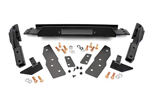 Rough Country Winch Mounting Plate (fits) 1999-2004 Jeep Grand Cherokee WJ | Frame Mount Bracket | 1064