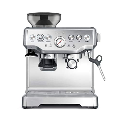 Breville BES870XL Barista Express Espresso Machine, Brushed Stainless Steel, Large