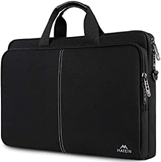 Laptop Case 17 Inch, Laptop Carrying Case Slim Laptop Bag for Men Women, Lightweight 17.3 Inch Laptop Case Fit 17.3 17 15.6 Inch Laptops for College School Office Business Travel, Black