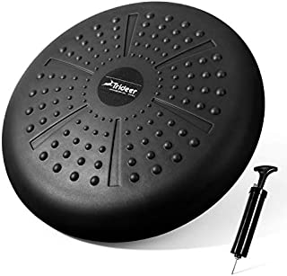 Trideer Balance Disc, Strengthen Core Stability, Wobble Cushion on Office Desk Chair, Relive Back Pain&Improve Posture, Wiggle Seat for Physical Therapy (Home&Classroom&Gym)