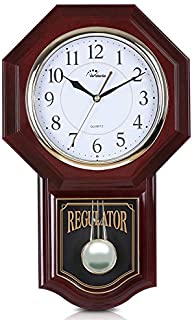 WallarGe Pendulum Wall Clock,Grandfather Wall Clock,19