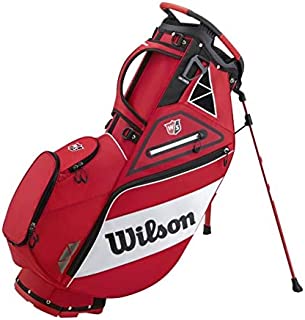 Wilson Staff Carry Golf Bag, Tour Red/White, OSFA