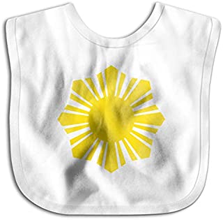 Flag of the Philippines Toddler Newborn Baby Boys Girls Skin-Friendly Saliva Towel Waterproof Baby Bibs