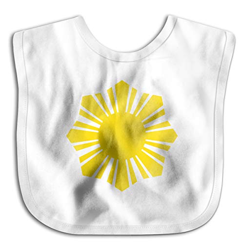 Flag of the Philippines Toddler Newborn Baby Boys Girls Skin-Friendly Saliva Towel Waterproof Baby Bibs