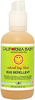 California Baby Plant-based Natural Bug Repellant Spray (6.5 fl. oz.) Skin Safe, plant-based Formula for Babies, Toddlers, Kids | Outdoor Protection from Mosquitoes