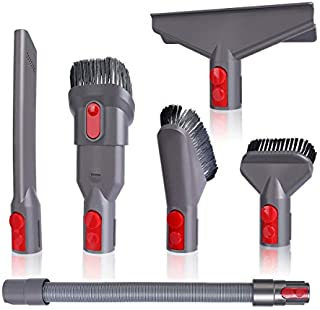 LANMU Tool Kit Compatible with Dyson V11 V10 V8 V7 Vacuum Cleaner, Including Flexible Hose, Crevice Tool,Mattress Tool and Other Vacuum Attachments,Car and Home Cleaning Kit