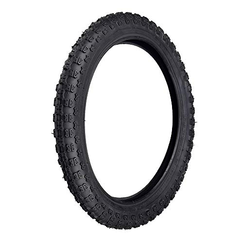 AlveyTech 16x2.125 Black MX3 Bicycle Tire with K50 Knobby Tread for Adult Trikes and Recumbent Bikes