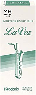 La Voz Baritone Saxophone Reeds, Medium Hard, 5 Pack