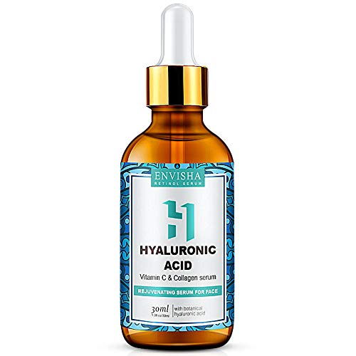 Hyaluronic Acid Serum for Face - Day and Night Serum with Hyaluronic Acid, Vitamin E, Improve Skin Texture & Glow, Hydration - Face Serum for All Skin