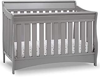 Delta Children Bentley S Series Deluxe 6-in-1 Convertible Crib, Grey