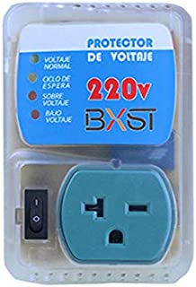 BSEED US/Spain 220V Voltage Surge Protector Home Appliance for Refrigerators/Freezers/Dryers Brownout 1 PACK