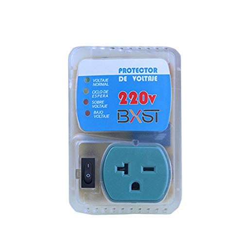 BSEED US/Spain 220V Voltage Surge Protector Home Appliance for Refrigerators/Freezers/Dryers Brownout 1 PACK