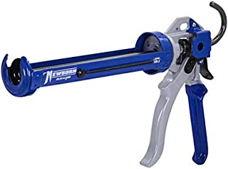 Newborn 250 Super Smooth Rod Revolving Frame Caulking Gun, 1/10-Gallon Cartridge Capacity, 18:1 Thrust Ratio