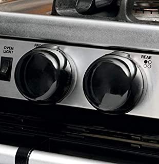 Superior Brands Child Safety Gas Stove Knob Covers Pack of 5 (Black)