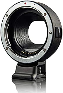 Viltrox EF-EOS M Electronic AF Auto Focus Lens Mount Adapter for Canon EF/EF-S Lens to Canon EOS-M (EF-M Mount) Mirrorless Camera M1 M2 M3 M5 M6 M10 M50 M100