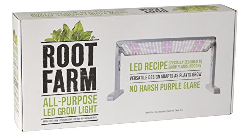 Root Farm All-Purpose LED Grow Light, 45W - Broad Spectrum Grow Lamp, For Indoor Hydroponic Plants, Energy Efficient