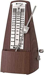 Mechanical Metronome Wood Grained Loud Sound/High Precision/No batteries Needed/for Piano/Guitar/Violin/Drum and Other Instruments (Tower design)