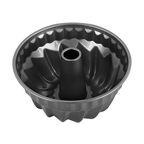 Esjay 7 Inch Bundt Cake Pan for Instant Pot, 6 Cup Fluted Tube Pan for Ninja Foodi