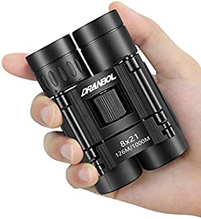 8X21 Compact Binoculars for Adults Kids, Mini Small Binocular for Bird Watching Outdoor Travel Hiking, Folding Pocket Lightweight Opera Glasses for Theater Concert Shows Women Men