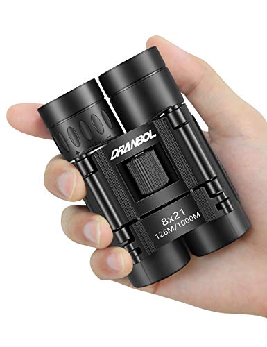 8X21 Compact Binoculars for Adults Kids, Mini Small Binocular for Bird Watching Outdoor Travel Hiking, Folding Pocket Lightweight Opera Glasses for Theater Concert Shows Women Men