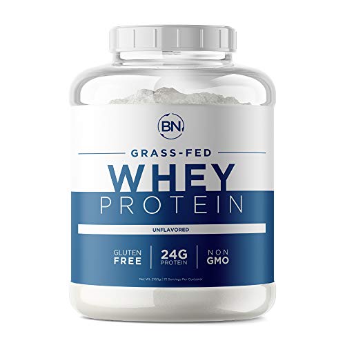 Grass Fed Whey Protein Powder - 100% Natural and Pure  24g High Protein - 5 lb/72 Servings - Cold Processed - Non-GMO - rBGH-Free - High Quality from Wisconsin USA - (Packaging May Vary)