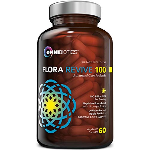 Probiotics 100 Billion CFU | Clinical Strength Probiotics for Women, Probiotics for Men | 15 Strain Probiotic Supplement with Delayed Release Capsules (DRCaps) Plus Prebiotics and L-Glutamine