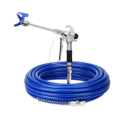 FUNTECK Airless Spray Gun and Hose Kit with 8 Extension Pole, Including Tip Guard and 517 Tip, 3600 PSI