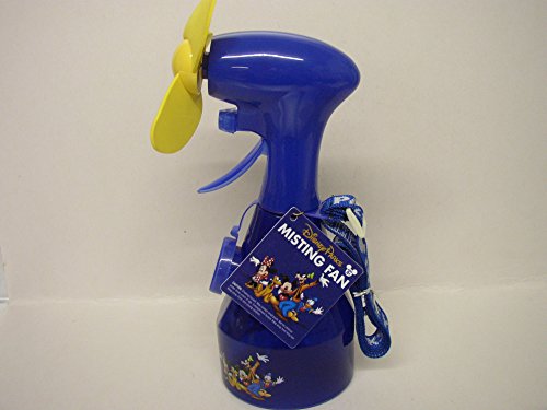 Disney Parks Misting Fan Spray Water Bottle w/Lanyard