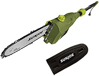 Sun Joe SWJ800E 8-Inch 6.5-Amp Telescoping Electric Pole Chain Saw with Automatic Chain Lubrication System