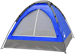 2-Person Tent, Dome Tents for Camping with Carry Bag by Wakeman Outdoors (Camping Gear for Hiking, Backpacking, and Traveling) - BLUE