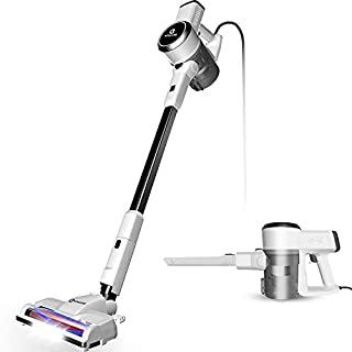 Vacuum Cleaner, 18Kpa Super Suction Vacuum Cleaner, 4 in 1 Corded Stick Vacuum, Easy Empty Dust Cup, Lightweight& Versatile, Handheld Vacuum with Upgraded LED Motorized Brush for Carpet&Hardwood(S182)