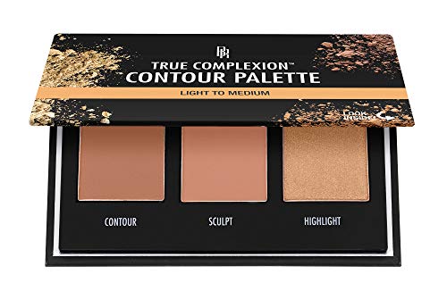 Black Radiance True Complexion Contour Palette, Light to Medium, 0.38 Ounce